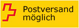 Logo die Post mit Hinweis auf Postversand